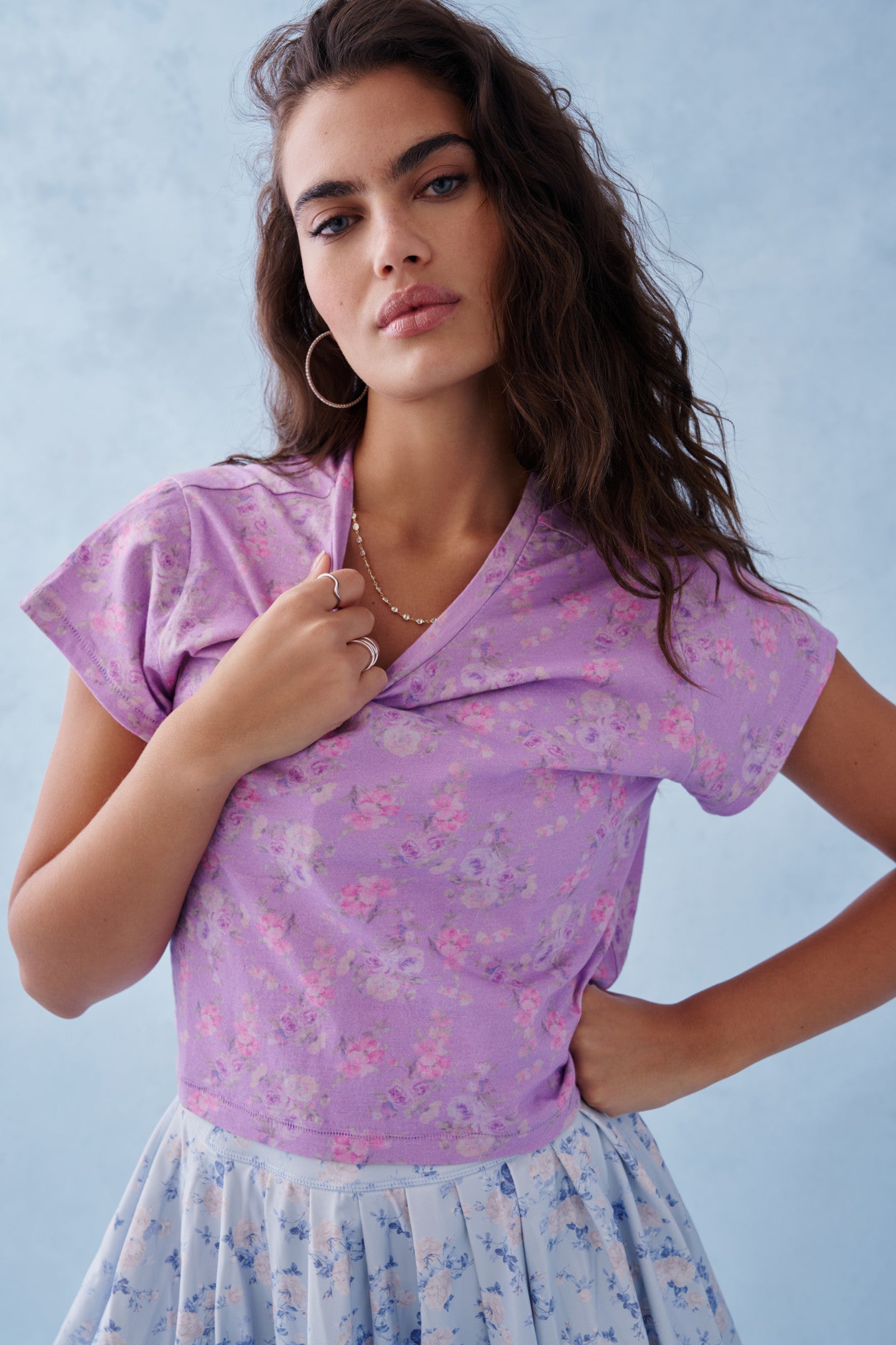 Rubin Cotton Cropped Tee